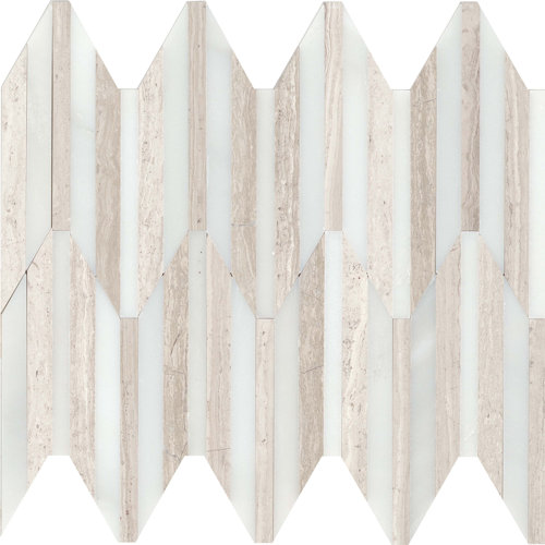 Emser Tile Bizou™ 10 x 12 in. Marble Decorative Accent Tile Wayfair